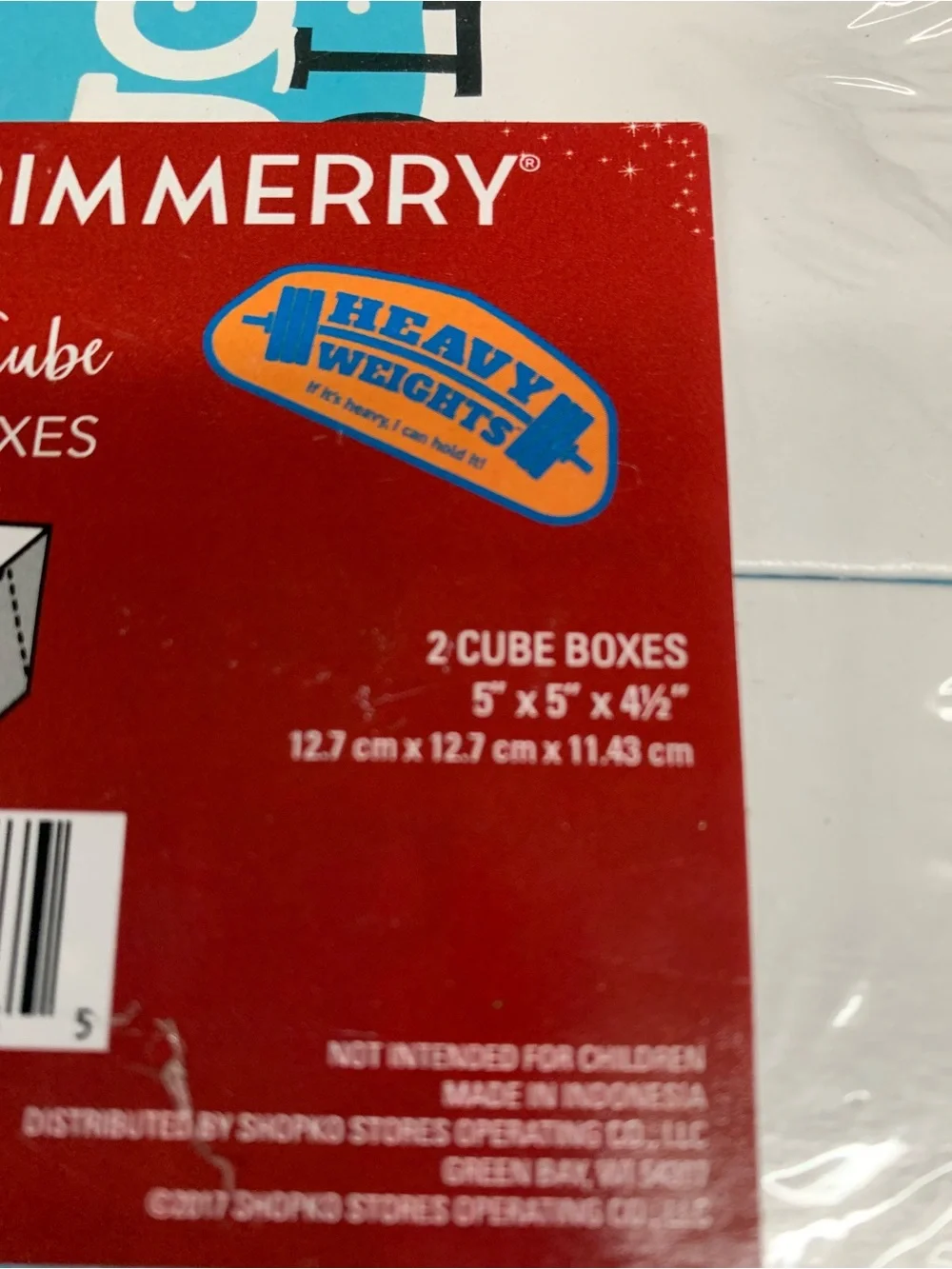 Set of 4 Jolly Holidays Cube Gift Boxes. New. Sealed Packaging. 5” X 5” X 4.5”